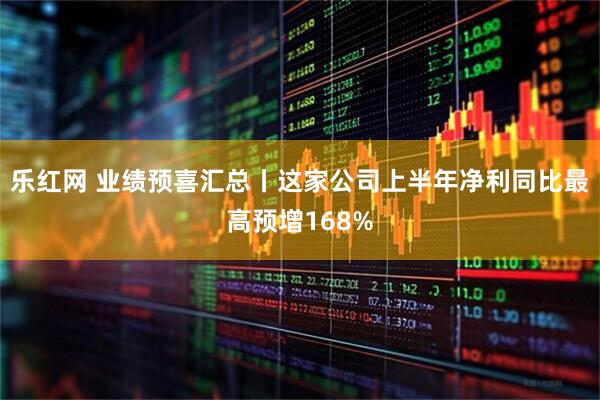乐红网 业绩预喜汇总丨这家公司上半年净利同比最高预增168%