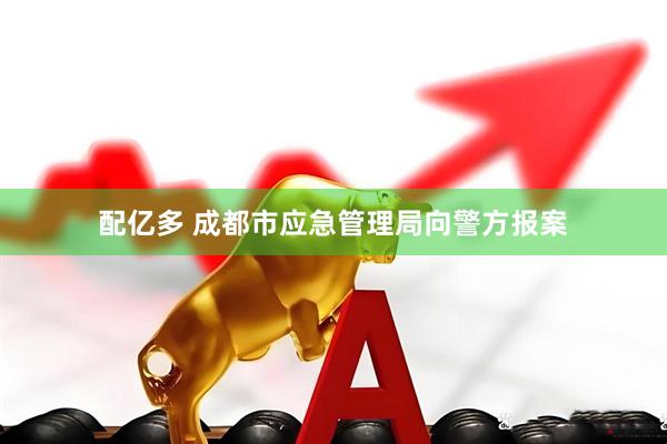 配亿多 成都市应急管理局向警方报案